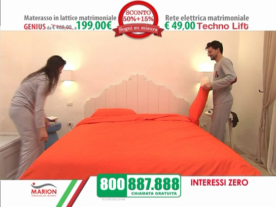 Materasso in lattice Genius rivestimento sfoderabile Techno Lift rete
